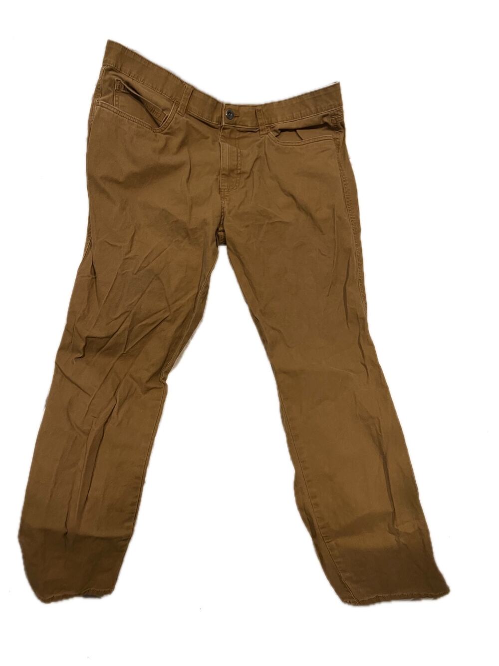 Denali Brown Straight Jeans Mens 36x32